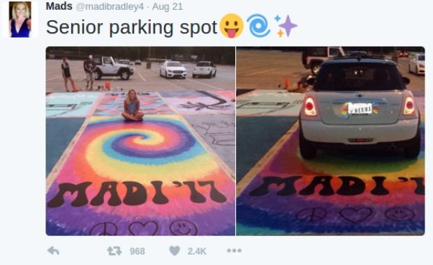 High School Seniors Become Parking Lot Picassos