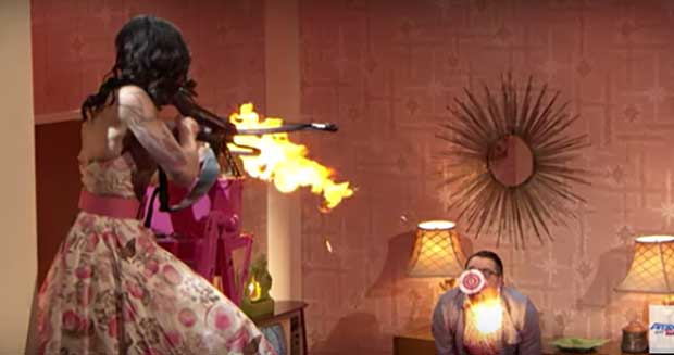 ‘America’s Got Talent’ Stunt Ends in Near Disaster After Man Shot in Neck With Flaming Arrow