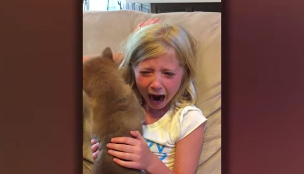 Watch as a Young Girl Ecstatically Reacts to Her New Puppy