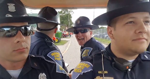 Watch State Troopers Expertly Lip-Sync ‘Summer Nights’ From ‘Grease’