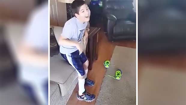While Some NFL Players Sit, 9-Year-Old With Cerebral Palsy Stands for National Anthem