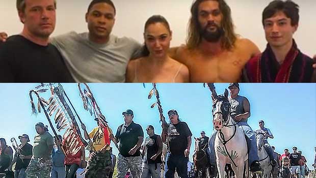 ‘Justice League’ Stars Throw Support Behind Native Americans Protesting Dakota Access Pipeline