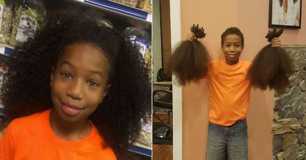 Meet the Kindhearted Little Boy Who Grew Out His Hair for Kids With Cancer