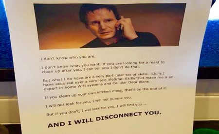 Dad Channels Liam Neeson to Get His Kids to Clean Up Their Mess