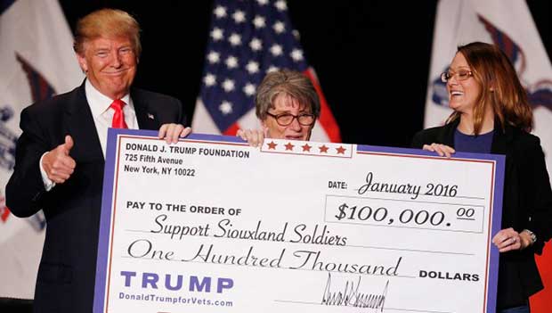 Money Meant for Charity in Trump Foundation Instead Paid His Legal Disputes – Report