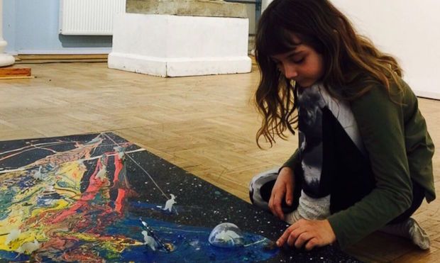 Artist’s Captivating Work Earns Her First Solo Museum Show at Just 9 Years Old