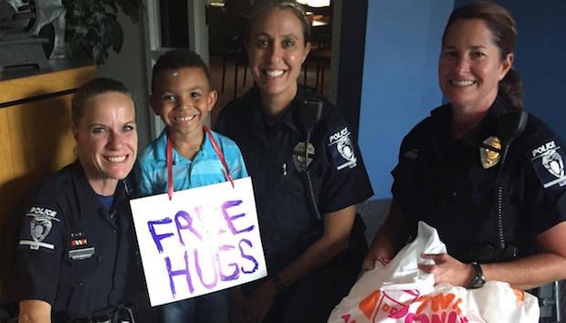 Young Boy’s Act of Kindness Shines Through Charlotte Unrest