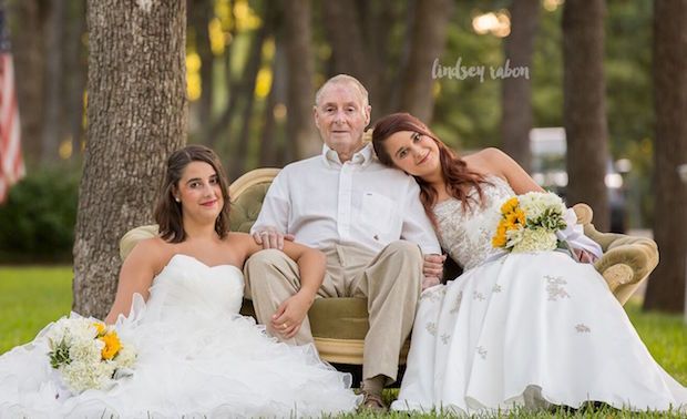 Twin Daughters Give Their Terminally Ill Father a Beautiful Gift