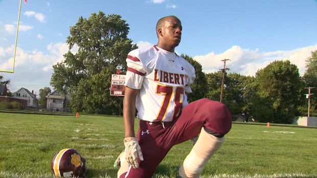 High Schooler With Two Prosthetic Legs Fulfills Football Dream