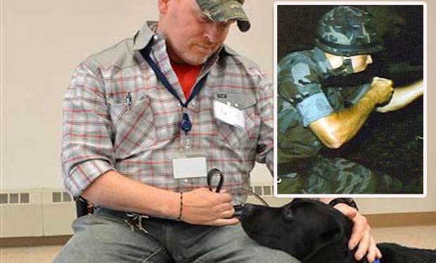 Marine Veteran Credits Service Dog With Curbing Suicidal Thoughts and Saving His Life