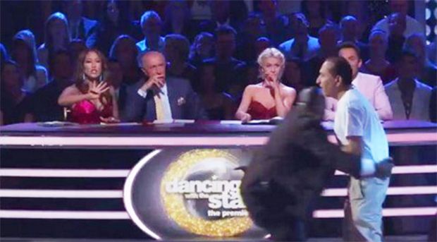 Security Takes Down Anti-Ryan Lochte Protesters During Live ‘Dancing with the Stars’ Debut