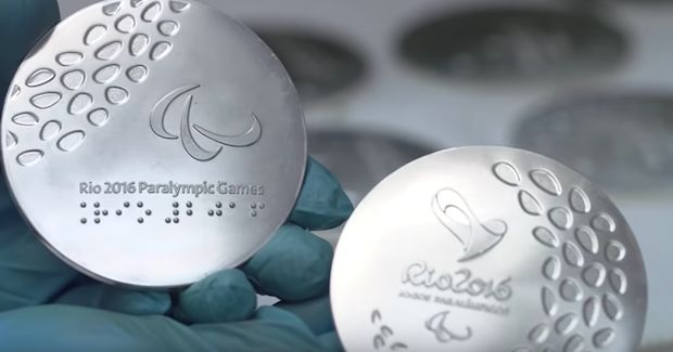 Rattling Paralympics Medals Give Visually-Impaired Athletes Full Awards Experience