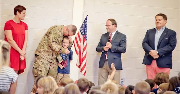 Watch This Solider Surprise His Son After He Returned Home From Kuwait