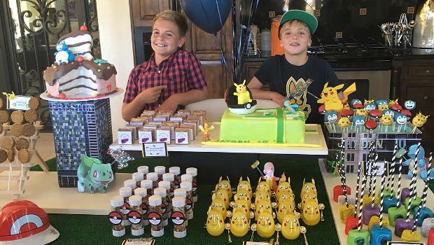 Britney Spears Throws Pokémon-Themed Birthday Party for Sons