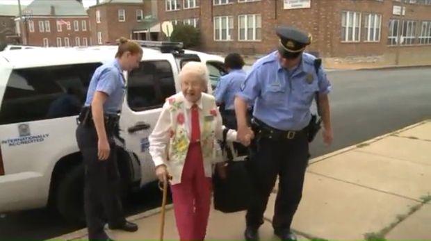 102-Year-Old Woman Arrested Voluntarily to Fill Her Bucket List