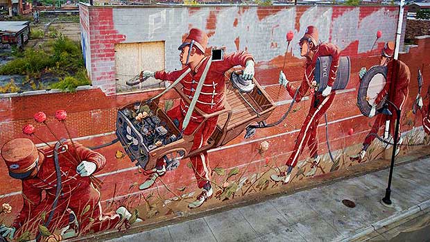 Artists Took a Week to Transform Detroit Neighborhood With Beautiful Murals