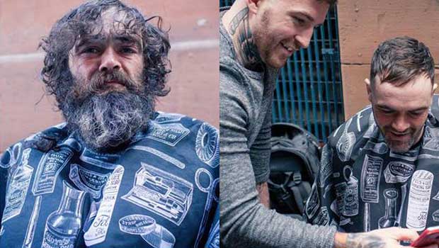 Watch the Smiles Appear as Kindhearted Barbers Offer ‘Compassion’ Cuts for Homeless