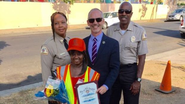 Tiny L.A. Crossing Guard Is Big Hero After Saving Child From Kidnapping