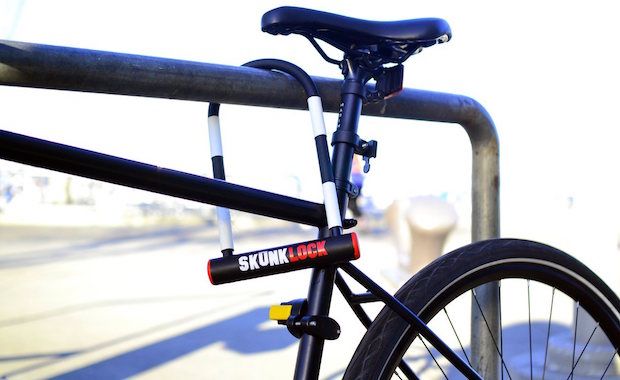 This Bike Lock Makes Thieves Vomit Uncontrollably If They Cut It