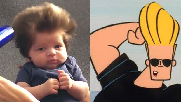 This Baby Already Has Nicer Hair Than Johnny Bravo