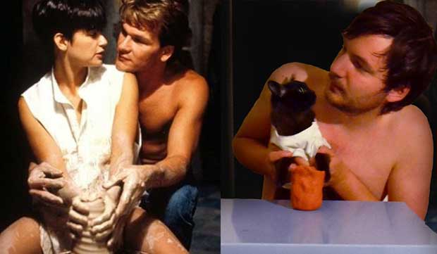 See the Guy Who Is Recreating Classic Movie Moments With His Cats