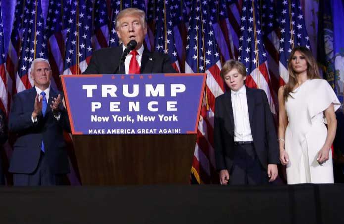 Donald Trump Elected US President