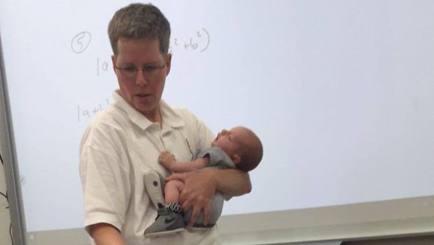 Student Pens Heartfelt Note to Teacher Who Held Her Newborn Throughout Class