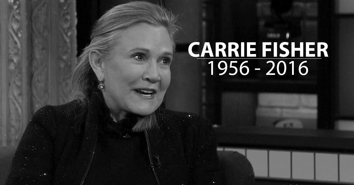 ‘Star Wars’ Icon Carrie Fisher Dead at 60