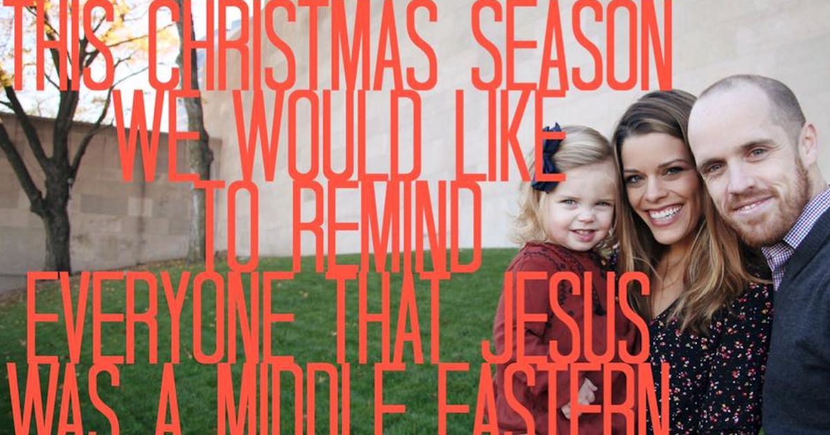 Woman’s Brilliant Christmas Card Debunks Myths About Refugees
