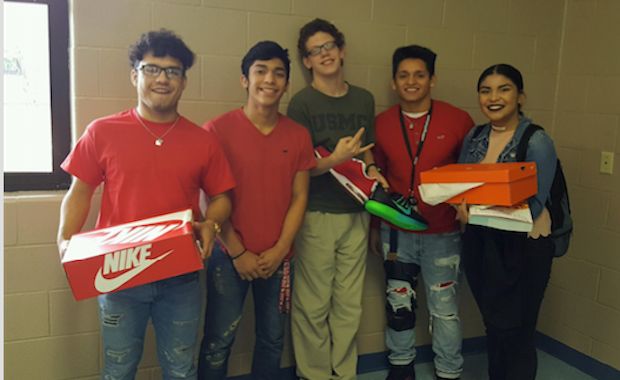 Teens Pull Together to Raise Money to Buy Classmate Brand New Shoes in Heartwarming Viral Video