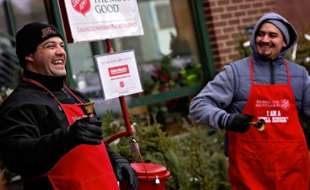 Salvation Army Kettle Receives $1,000 Donation in Random Act of Kindness
