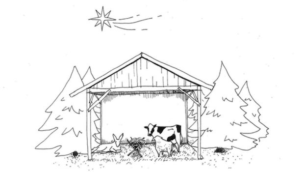 empty nativity
