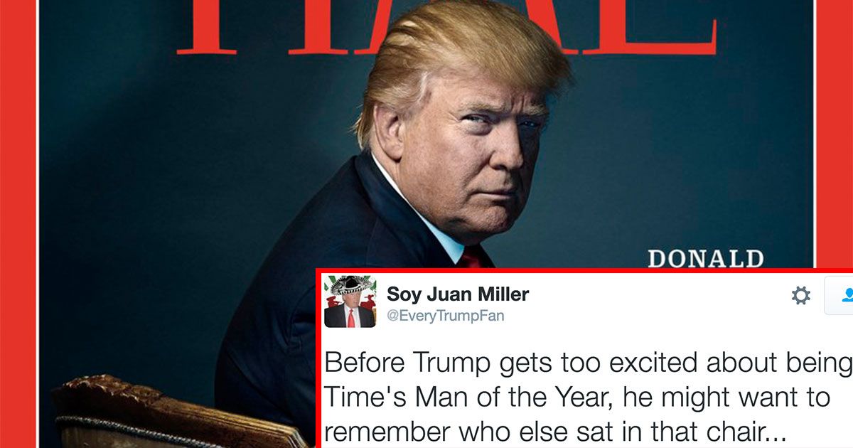 One Tweet Perfectly Puts Into Context Donald Trump’s Person of the Year Award