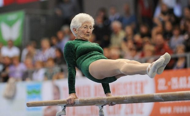 The World’s Oldest Gymnast Is 90 and Still Going Strong