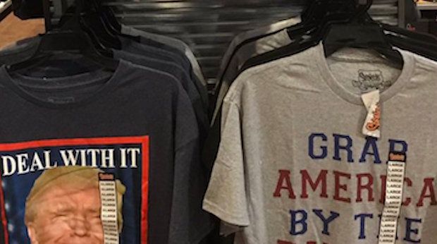 Spencer’s Is in Hot Water Over a Very NSFW Trump Shirt