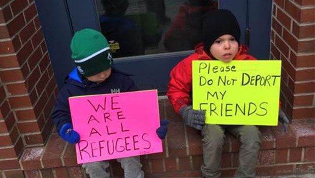 These Children Stood Up to Trump’s Immigration Ban With Their Own Protests