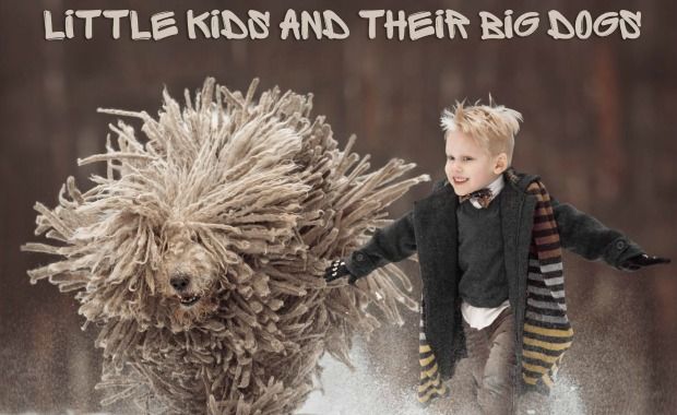 These Photos From ‘Little Kids and Their Big Dog’ Are Off the Cuteness Scale