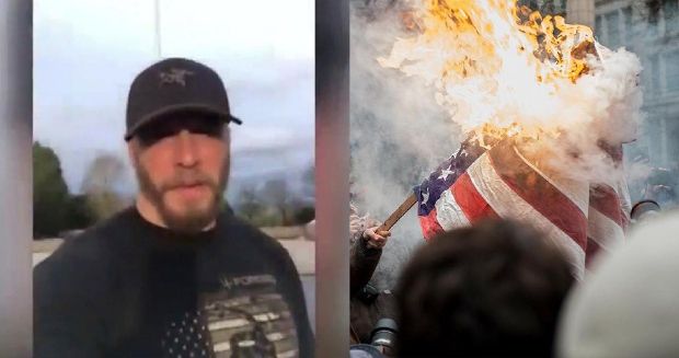 Veteran Responds to Flag Burning With Emotional Viral Video