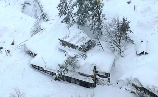 Hotel Rigopiano in Abruzzo Source: News.sky.com