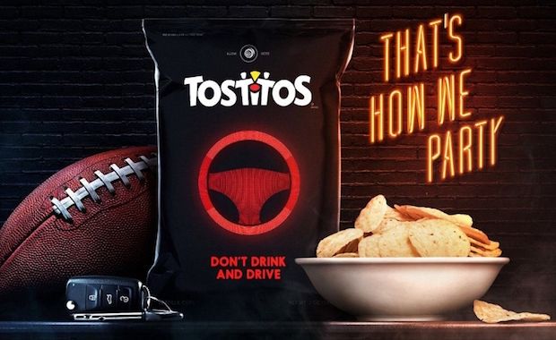 Tostitos New Super Bowl Bag Knows If You’ve Been Drinking and Will Call You an Uber