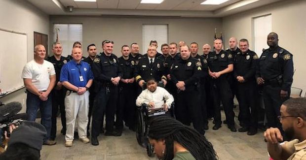North Carolina Police Department Names 9-Year-Old Boy With Brain Tumor Honorary Member