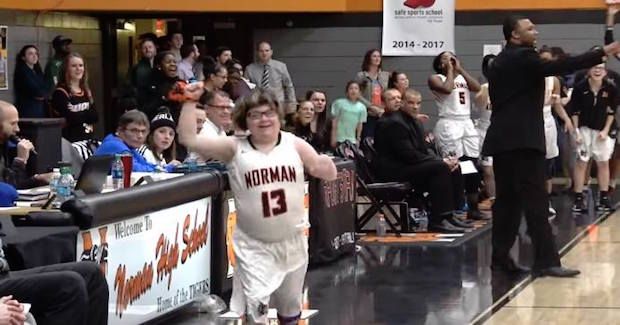 Special-Needs Student Steals the Show During a High School Basketball Game and Makes the Winning Shot