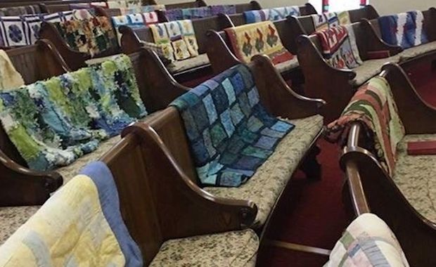 This Family Honored Their Grandmother With Over 100 of Her Handmade Quilts at Her Funeral