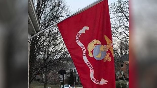 Veteran Wins Fight to Fly a Marine Corps Flag Outside His Home
