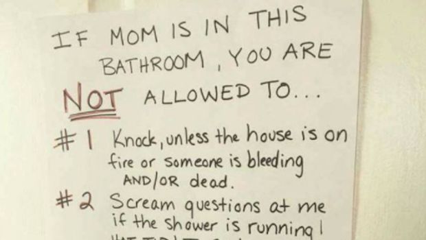 This Mom’s Viral List of Bathroom Rules Lays Down the Law
