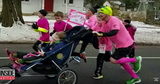 Elementary School Principal Demonstrates Incredible Act of Inclusion By Pushing a Student With Autism in 5K Race