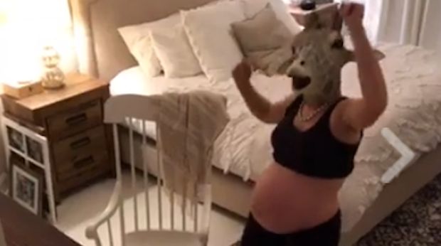 Expectant Mom’s Parody of Pregnant Giraffe Live Stream Goes Viral