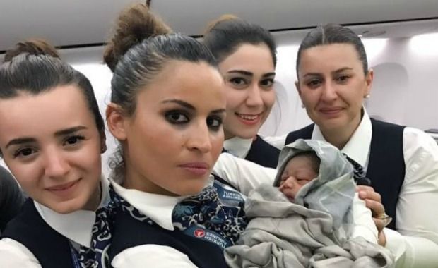 Turkish Airlines Crew Helped Deliver Baby Girl at 42,000 Feet