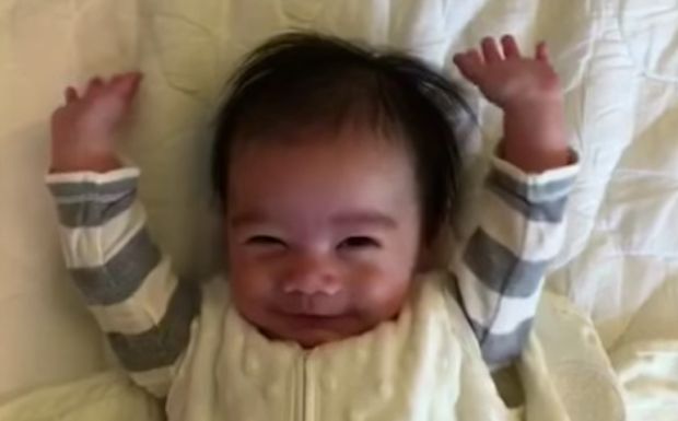 Watch This Baby Raise the Roof Each Morning After Being Unswaddled