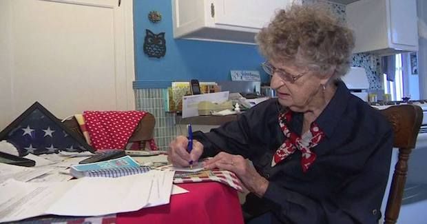 98-Year-Old Woman Has Dedicated Her Life to Writing Letters to Troops Overseas
